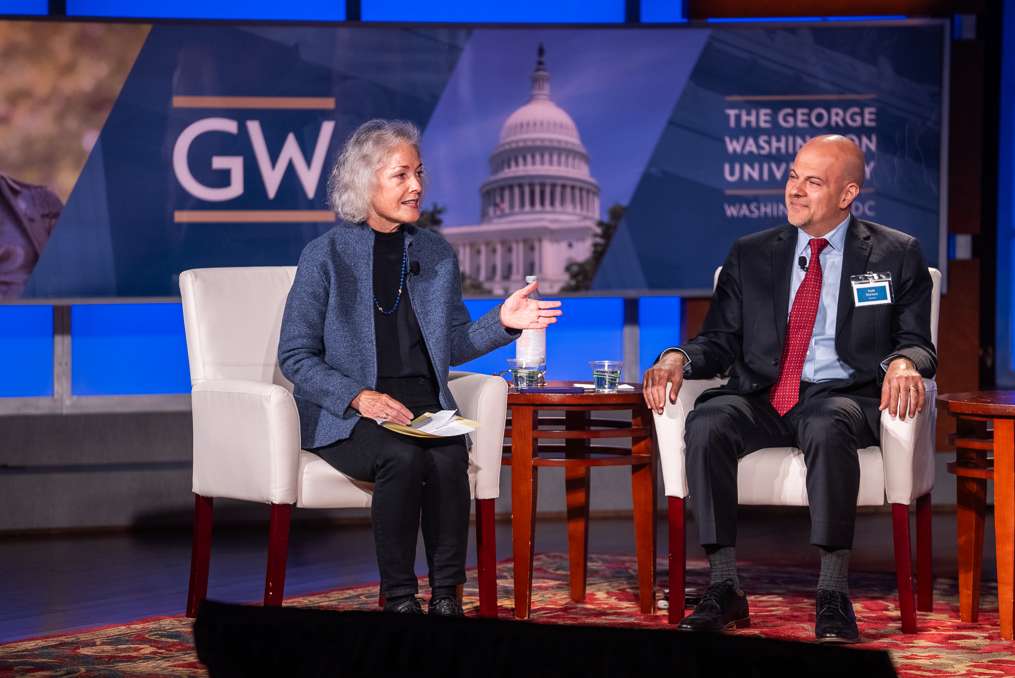 Ambassador Marie Yovanovitch and Rafik Mansour