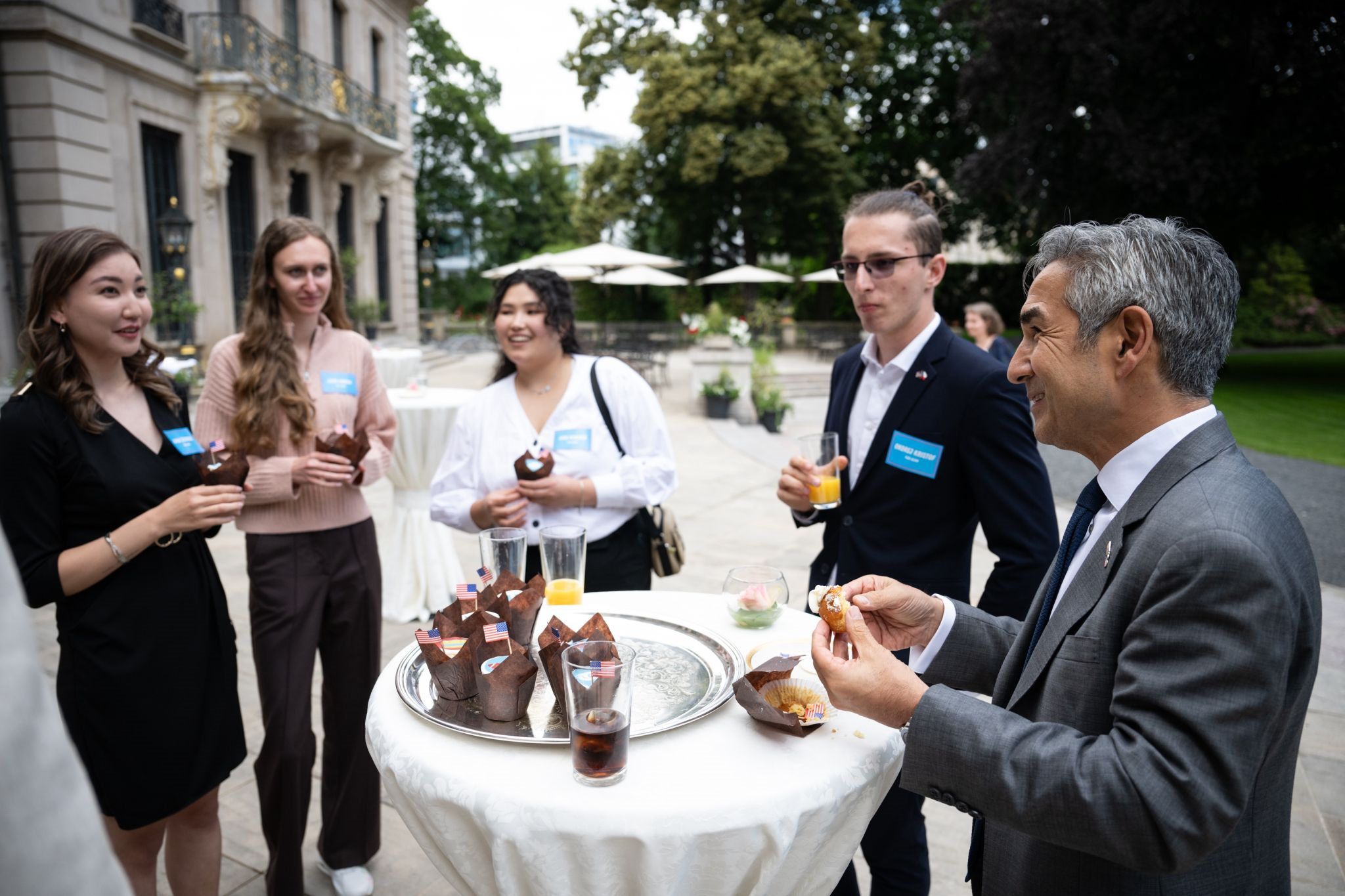 FLEX Alumni with Ambassador Sabet