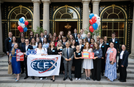 FLEX Alumni with Ambassador of Czechia, Prague