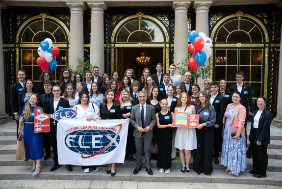 FLEX Alumni with Ambassador of Czechia, Prague